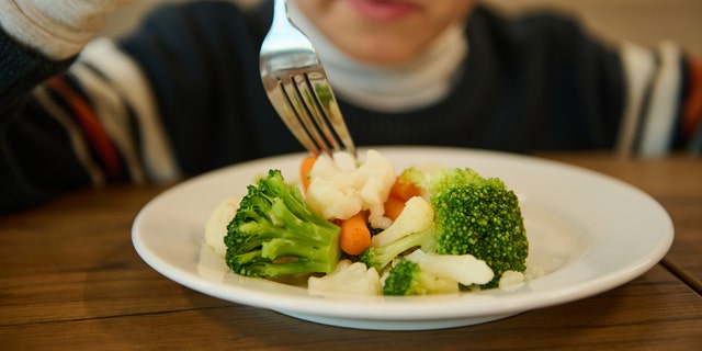 vegetables on a plate